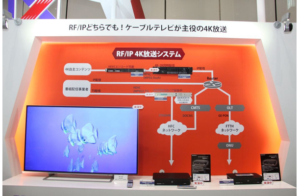 RF/IP両対応の4Kシステム