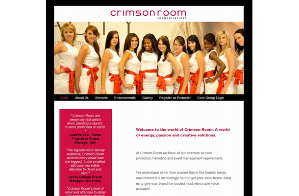 「Crimson Room」サイト