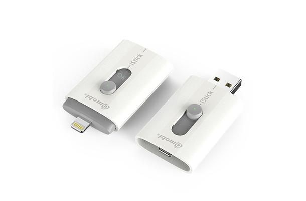 LightningコネクタとUSBを搭載したデュアル端子仕様のフラッシュメモリ「Gmobi iStick」