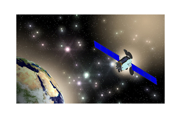 「Es'hail 2」のイメージ。Es'hail 2とは中東で夏から秋にかけて現れる星の名前で、同地域では幸運をもたらす星と考えられているという