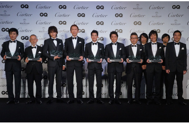 今年最も輝いた”男”を表彰する「GQ Men of the Year 2014」授賞式