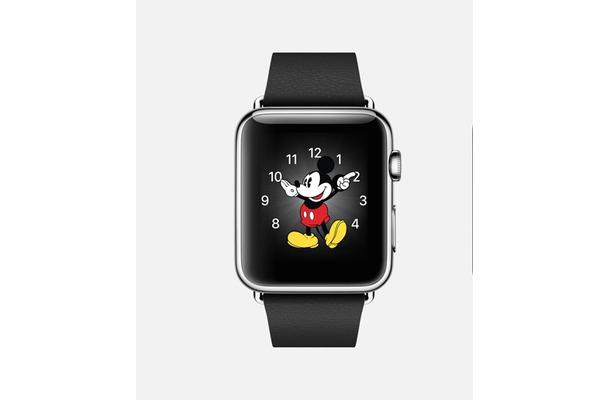 ミッキーマウスのウォッチフェイスも用意された「Apple Watch」