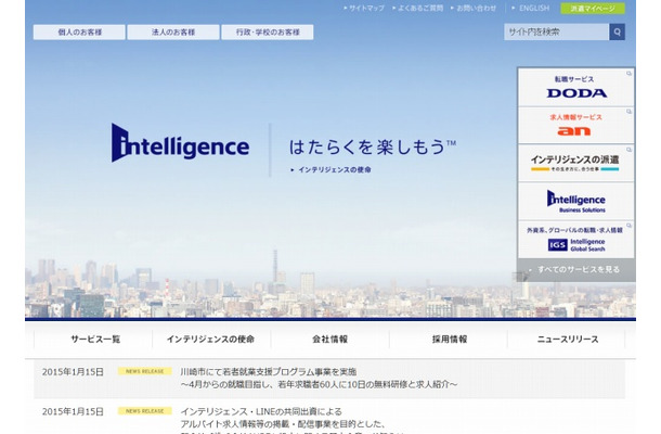 「インテリジェンス」サイト