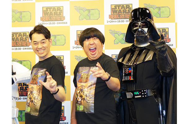 「スター・ウォーズ　反乱者たち」の公開アフレコでのバナナマン