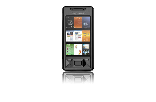 XPERIA X1の正面：iPhone風の画面とインターフェイス