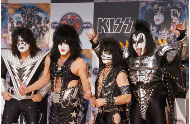 ジャパン・ツアーのために来日したKISS