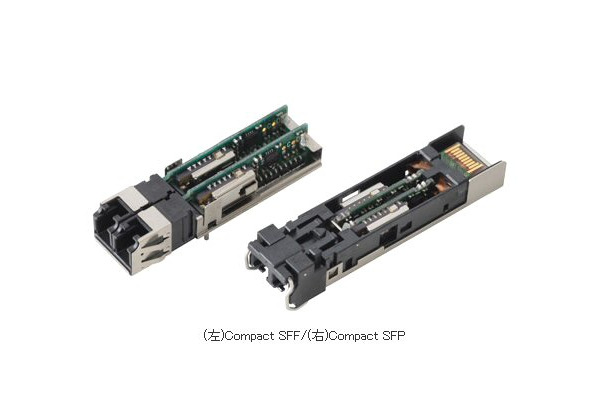 Compact SFP (CSFP)、Compact SFF (CSFF)光トランシーバ