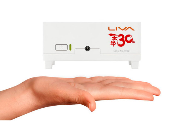 手のひらに乗るサイズの超小型デスクトップPC「LIVA　一太郎30周年記念モデル」