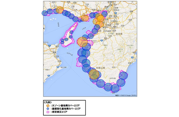 大阪府・兵庫県・和歌山県沿岸の対策イメージ