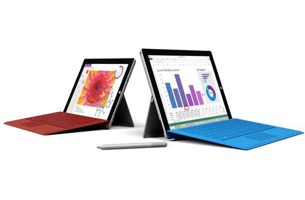 「Surface Pro 3」の下位モデルに当たる「Surface 3」。価格は499ドルから