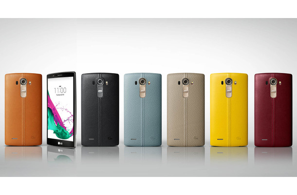 外装に革張りを施したモデルも登場した「LG G4」