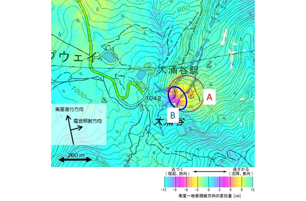 3月1日～2015年5月10日の解析結果（国土地理院）