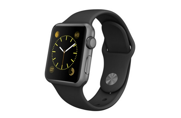 Apple Watch Sport Edition 38mm スペースグレイアルミニウムケース／ブラックスポーツバンド