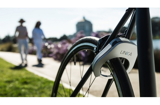 自動解錠に対応！自転車用スマートロック「LINKA」重さ500g
