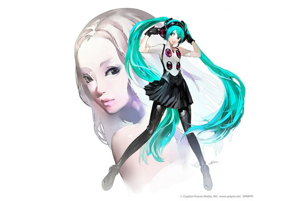 アトラス副島成記による、初音ミク×安室奈美恵コラボイラスト公開