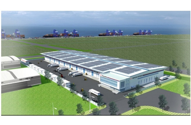 日本通運が韓国に建設する予定の自社倉庫（イメージ）