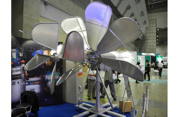 内外特殊エンジの風力発電機「セイル・ジェネレーター」