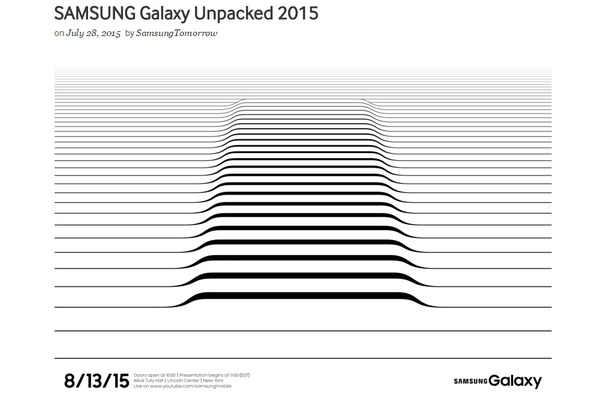 サムスンが8月13日に新モデル発表会「Samsung Galaxy Unpacked 2015」を開催する