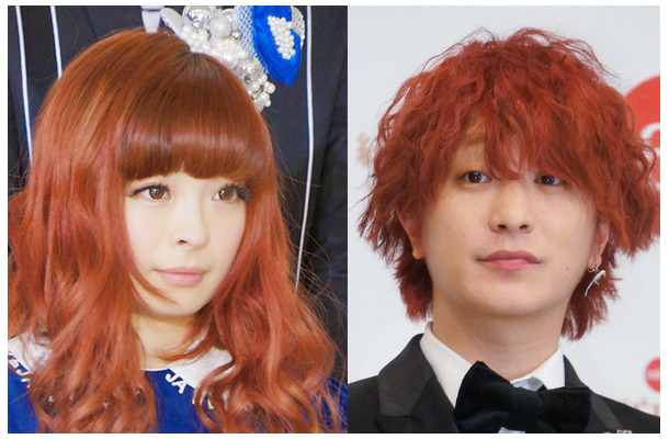 「WE BROKE UP（僕たちは破局した）」と取れるツイートをしたFukase（右）
