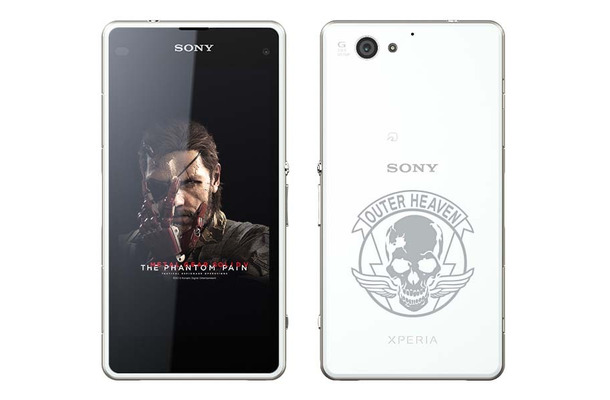 PS4用ゲーム最新作「METAL GEAR SOLID V」とのコラボモデル「Xperia J1 Compact METAL GEAR SOLID V: THE PHANTOM PAIN Edition」