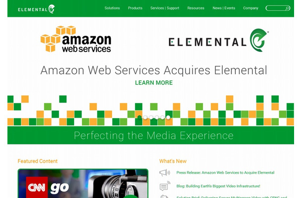 「Elemental Technologies」サイト