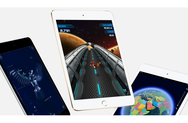 A8プロセッサ搭載し性能を強化した「iPad mini 4」