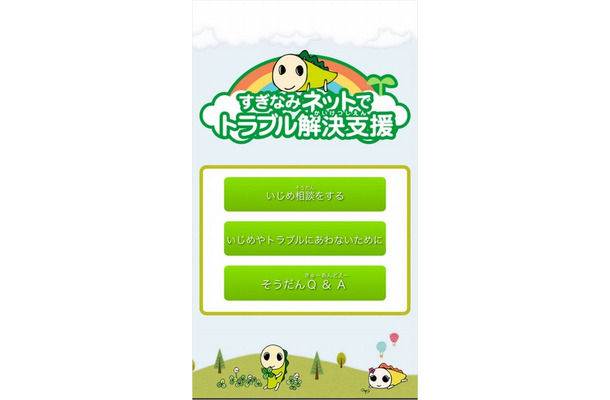 起動時の初期画面