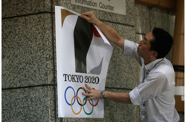 「東京五輪エンブレム撤回問題」　(C) Getty Images