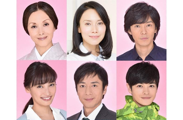 左上から夏木マリ、中谷美紀、藤木直人、大政絢、徳井義実、瀬戸康史(C)TBS