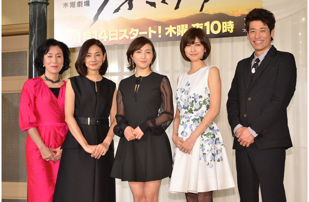 高畑淳子、吉田洋、広末涼子、内田有紀、佐藤隆太／「ナオミとカナコ」製作発表会見