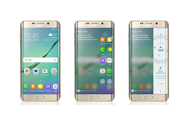 「Galaxy S6 edge」でエッジスクリーンが拡大するなど大きな変更が行われる