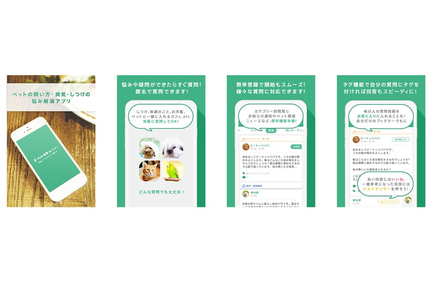 ペットのお悩みを飼い主どうしで相談…iOSアプリ「ペット生活アンサー」