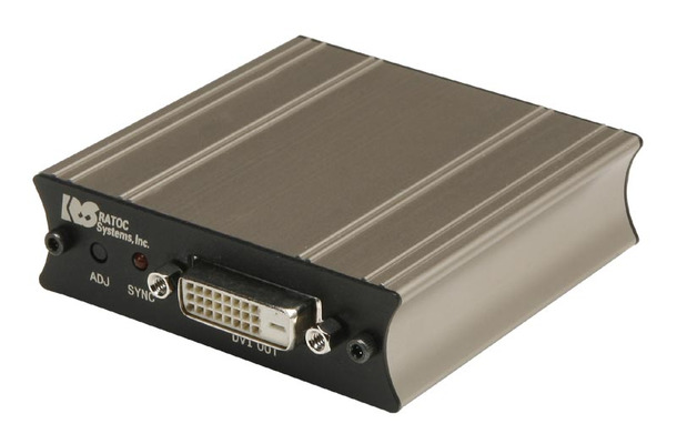 REX-VGA2DVIのテレビ・ディスプレイ接続側