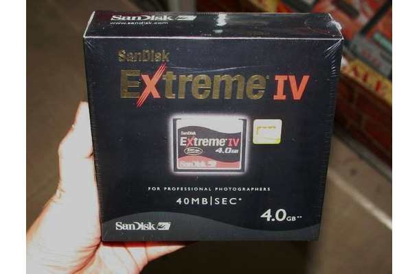 安定した人気を誇るSanDiskExtremeIV