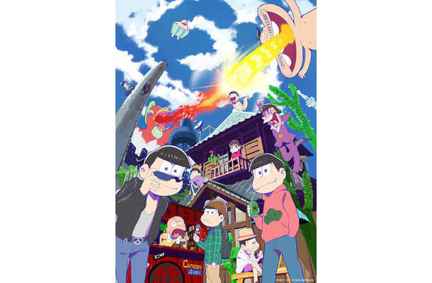 「おそ松さん」メインビジュアル-(C)赤塚不二夫／おそ松さん製作委員会