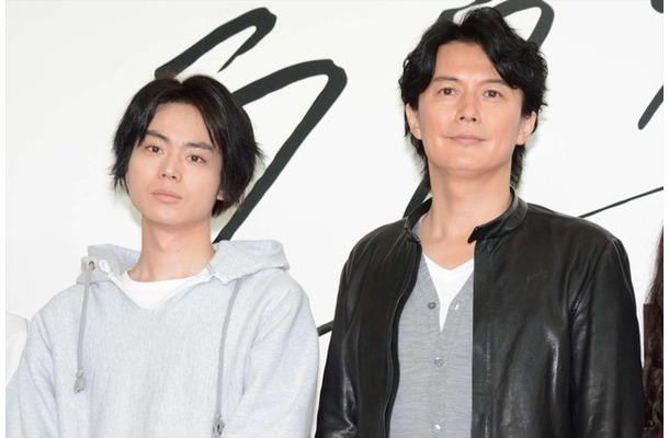 菅田将暉、福山雅治／連続ドラマ「ラヴソング」制作発表会見