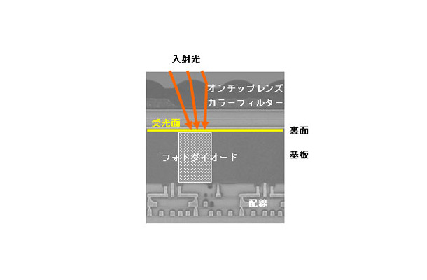 裏面照射型イメージセンサ