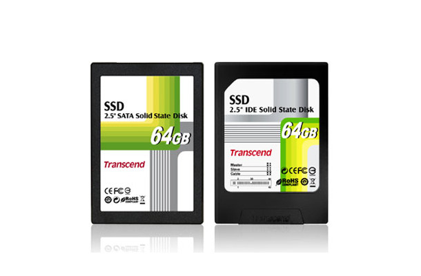 容量64GBのSATA/IDE接続2.5型SSD