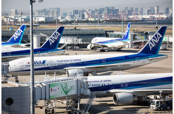 羽田空港の全日空機（写真は2016年3月撮影）　（C）Getty Images