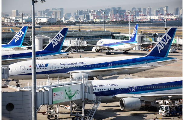 羽田空港の全日空機（写真は2016年3月撮影）　（C）Getty Images