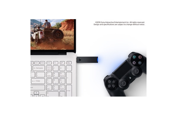 PlayStation 4のコントローラーがPCでも利用可能に！純正USBアダプタ登場