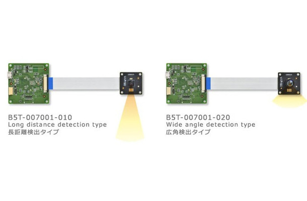 「HVC-P2」は2014年3月に発売を開始した「組込型画像センシングコンポ Human Vision Components」の後継機。認識速度が従来機の最大10倍に向上した（画像はプレスリリースより）