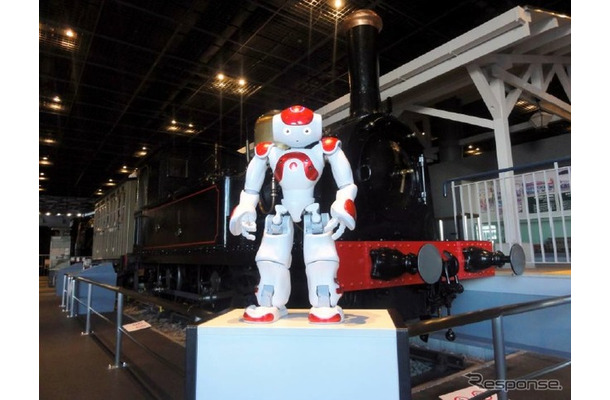 鉄道博物館に設置した「NAO」のイメージ