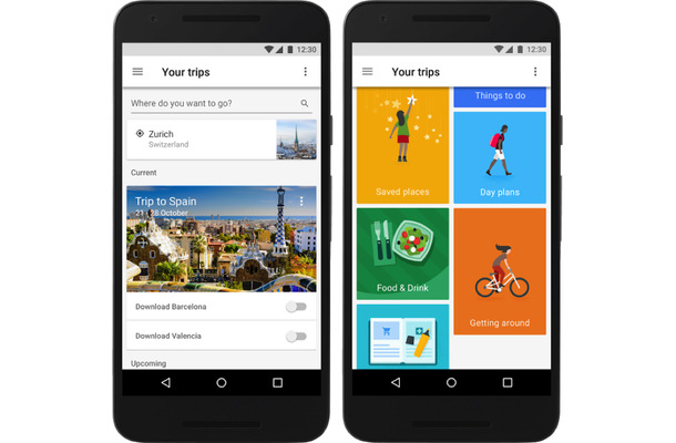 Google、旅程管理アプリ「Google Trips」リリース……人気の観光スポットなどを提案