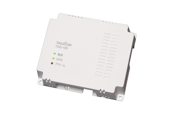 タカコム製GPSタイムサーバー「TSG-100」。アンテナ一体型のGPS受信方式で、ランニングコスト・アンテナ工事ともに不要。簡単なシステム導入と時刻同期を実現する（画像はプレスリリースより）