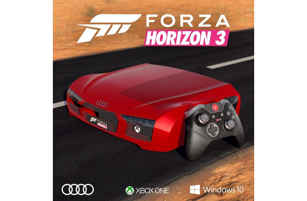 海外限定『Forza Horizon 3』の「アウディR8型Xbox One S」が最早ただのクルマ！？