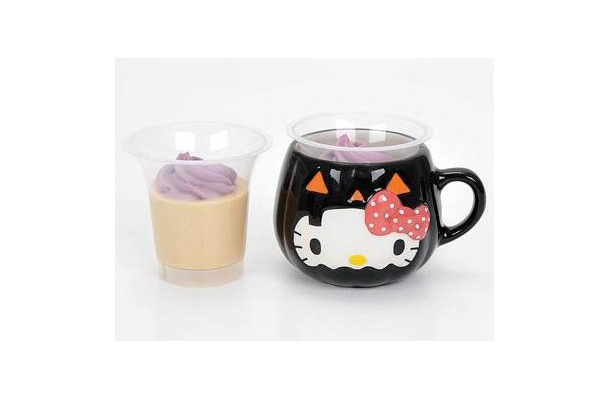 ミニストップ限定スイーツ！ハロウィン仕様のハローキティ陶器カップ付きで発売