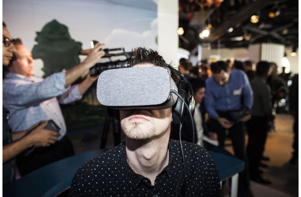 新フラッグシップスマホ「Pixel」やVRヘッドセット「Daydream View」などが発表されたGoogleの発表会　（C）Getty Images