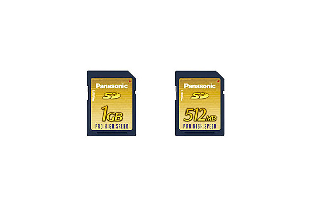 　松下電器産業は、内部データ転送速度が従来比2倍にあたる最大20Mバイト/秒を実現したSDメモリーカード「PRO HIGH SPEED シリーズ」を10月15日に発売する。