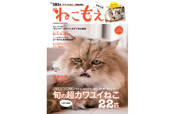 SNSで人気のねこ達がムックに！『ねこもえ』発売